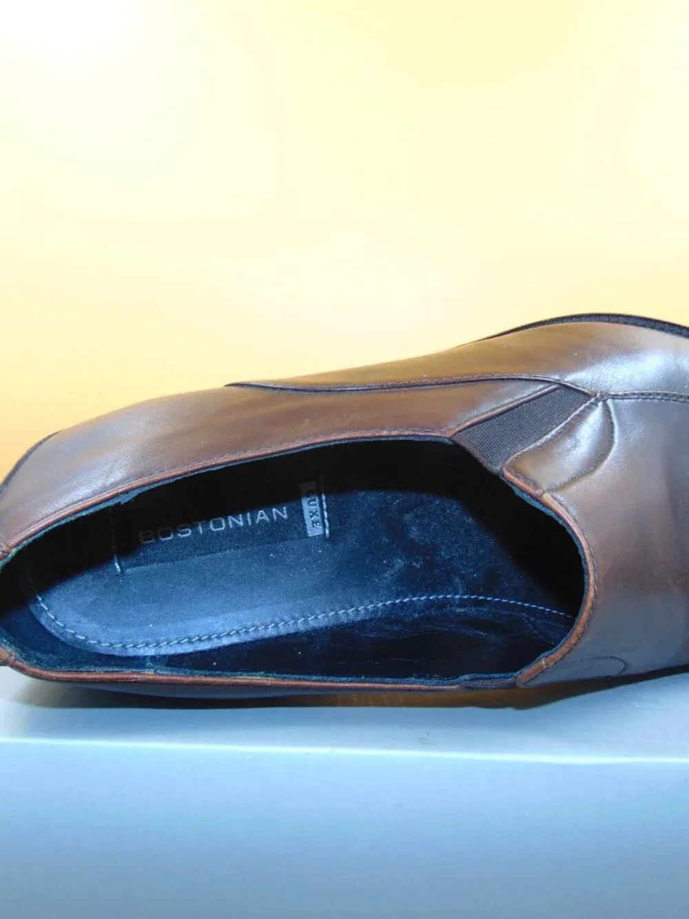 Bostonian Luxe Brown Slip On Loafer - Size 12 US